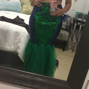 Halloween mermaid tail